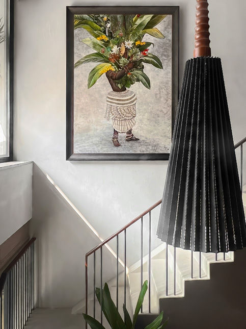 Sachin Samson contemporary painting - Beautiful Homes