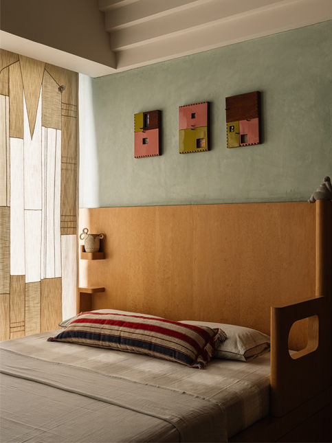 Huzefa Rangwala bedroom with soft natural light in Byculla home - Beautiful Homes