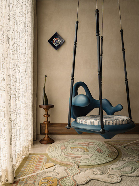 Strange playful interior elements inside Huzefa Rangwala home - Beautiful Homes