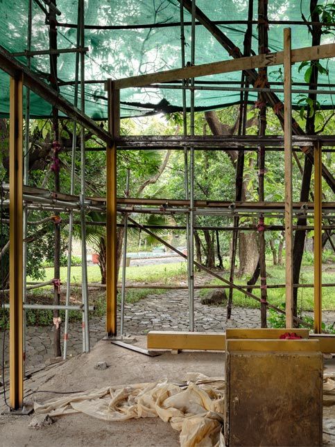Copper House II exterior structural skeleton - Beautiful Homes