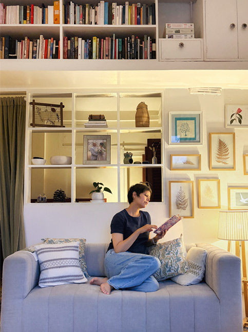 Janice Pariat at home among her books in Shillong - Beautiful Homes