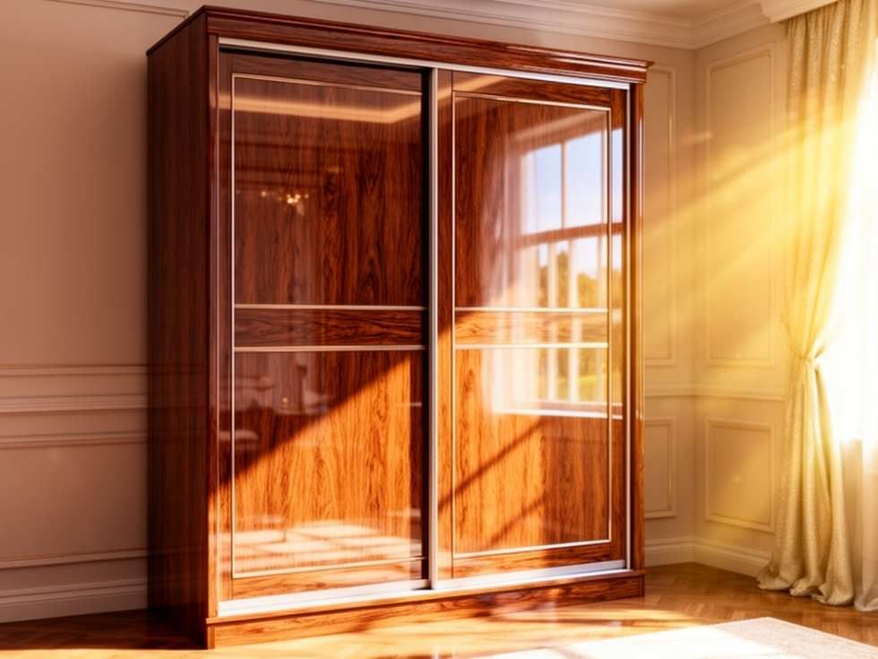 Modern two door sliding wardrobe designs - Beautiful Homes