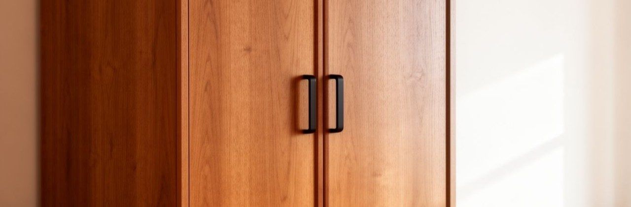 Wooden 2 door sliding wardrobe designs - Beautiful Homes