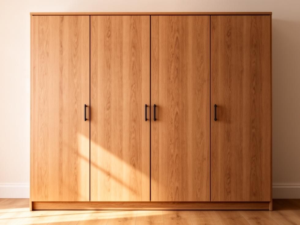 Contemporary 4 door almirah for bedroom - Beautiful Homes