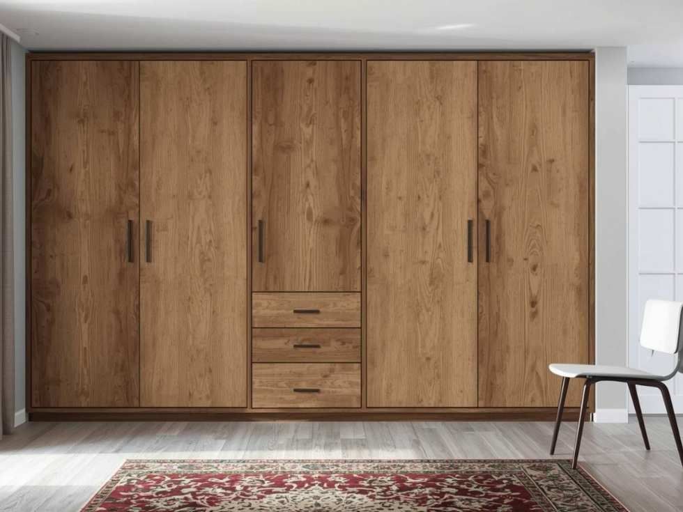 Contemporary 5 door almirah design - Beautiful Homes