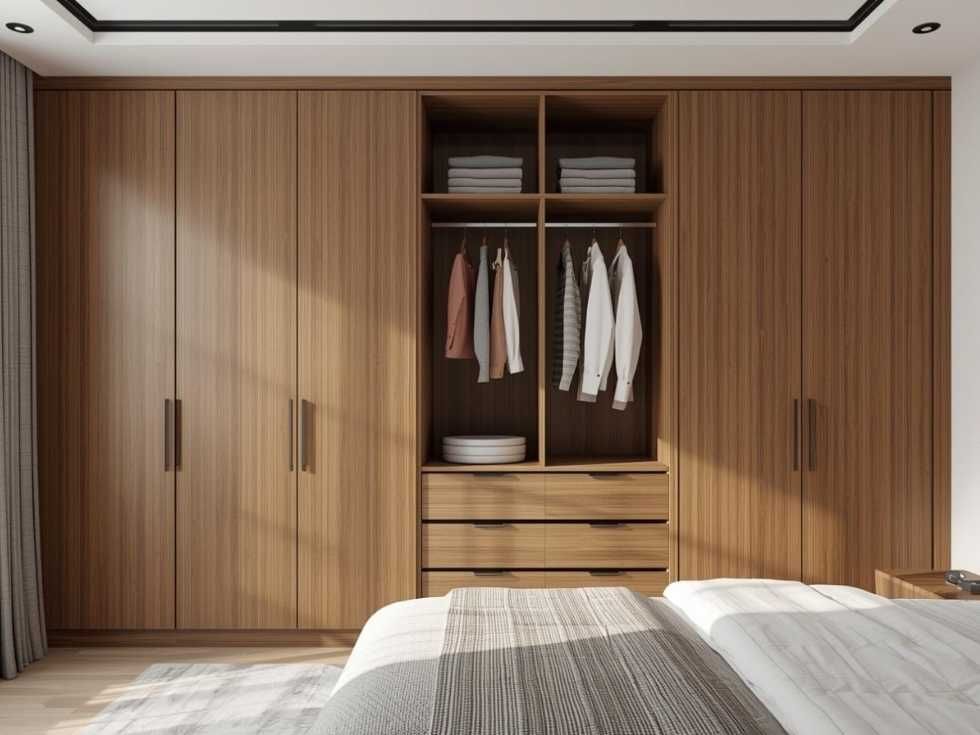 Contemporary 5 door wardrobe unit - Beautiful Homes