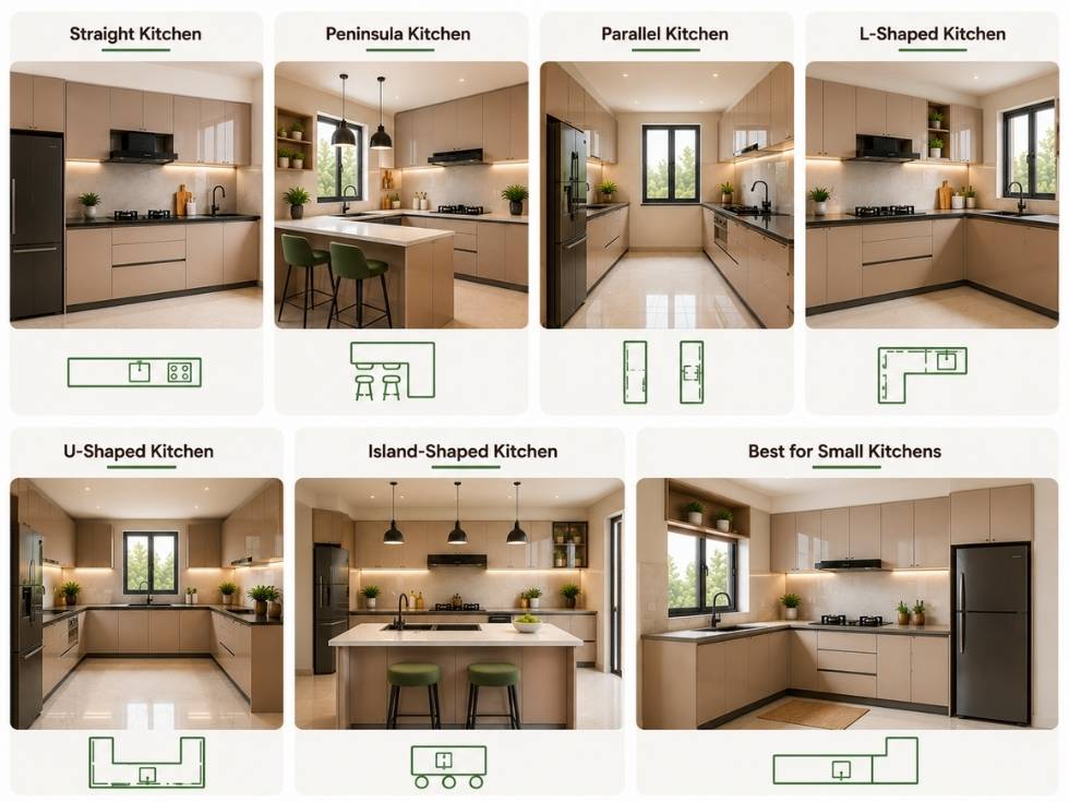 Contemporary modern kitchen cabinets - Beautiful Homes