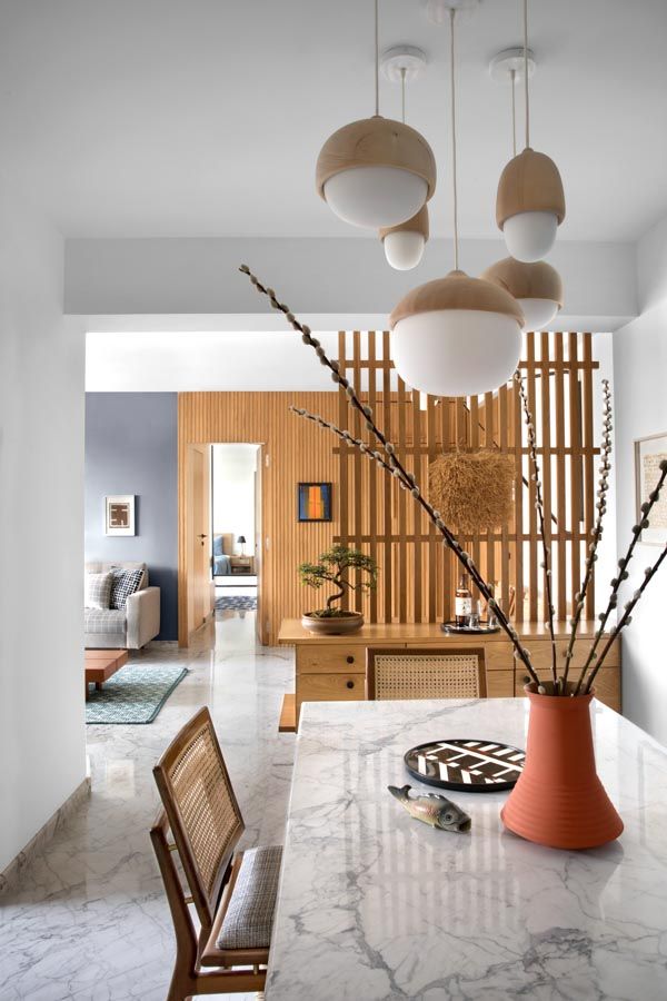 Room divider interior design ideas with same colour palette themes across interior walls - Beautiful Homes