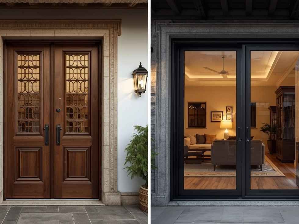 Modern aluminium door designs - Beautiful Homes