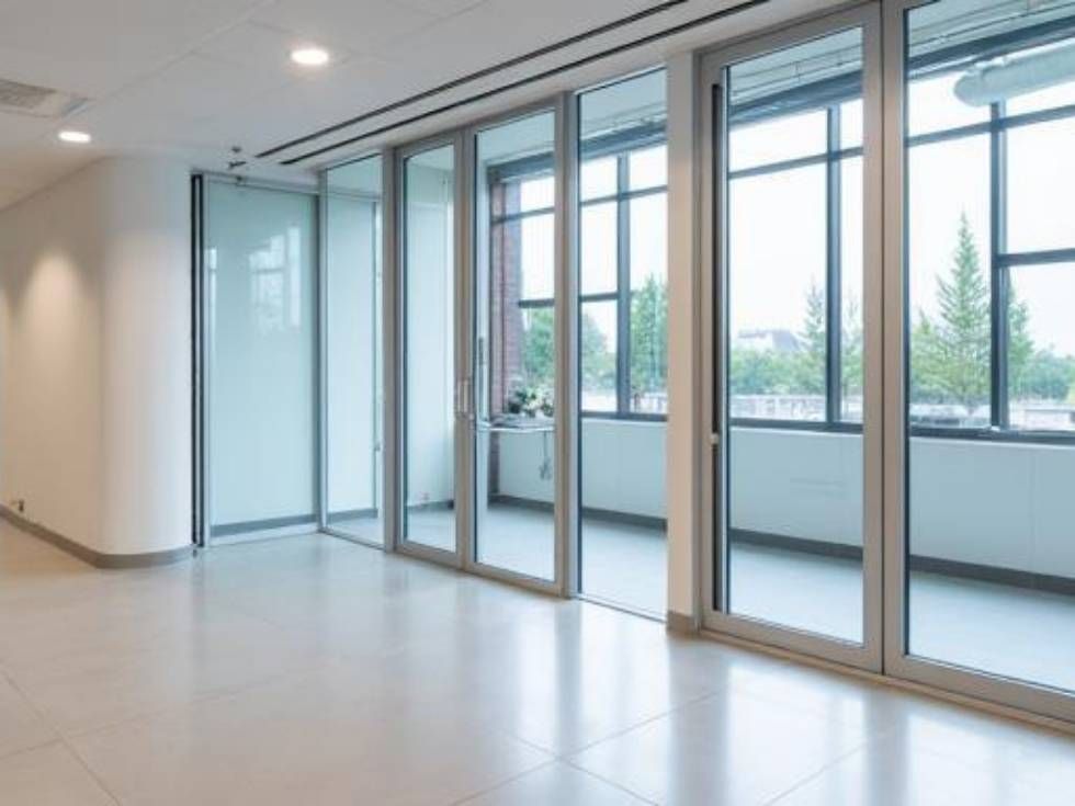 Contemporary aluminium window designs for offices- Beautiful Homes