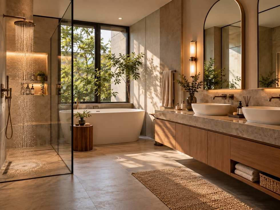 Contemporary bath fittings - Beautiful Homes