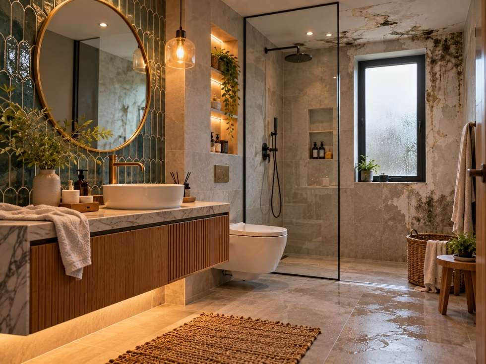 Contemporary new vanity for washroom - Beautiful Homes