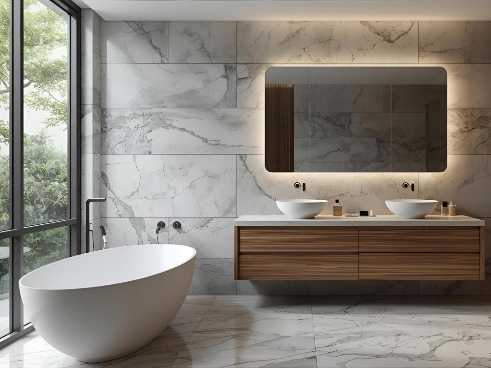 Modern bathroom reconstruction cost - Beautiful Homes