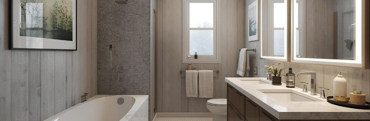 Modern bathroom renovation cost - Beautiful Homes