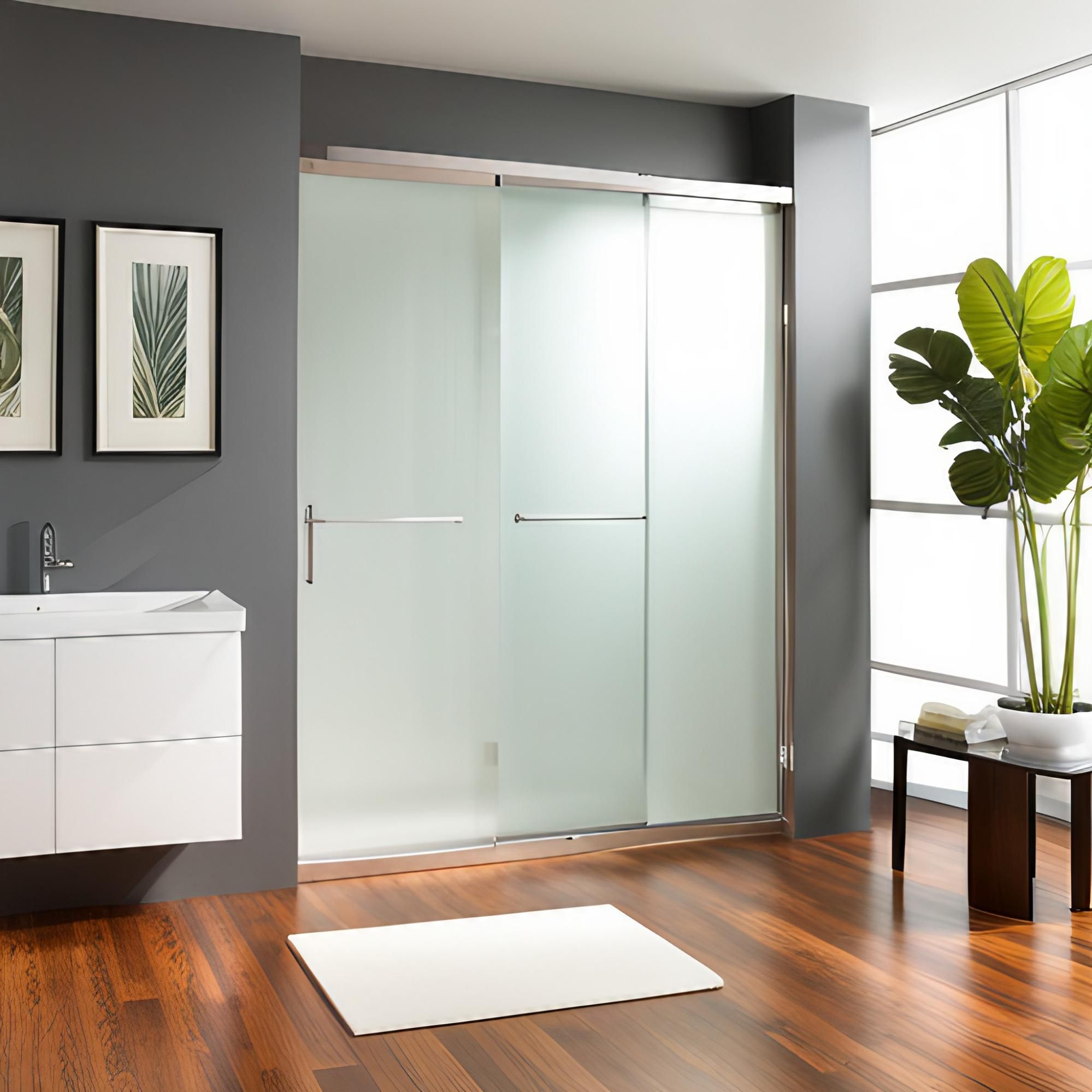Modern bathroom sliding door - Beautiful Homes