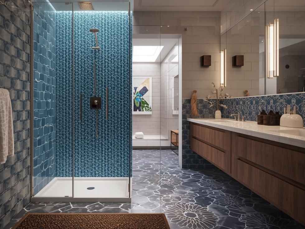 Contemporary bathroom shower enclosures - Beautiful Homes