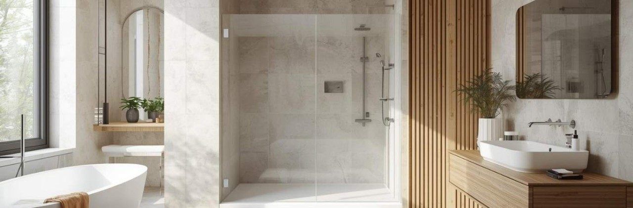 Contemporary bathroom shower enclosures - Beautiful Homes
