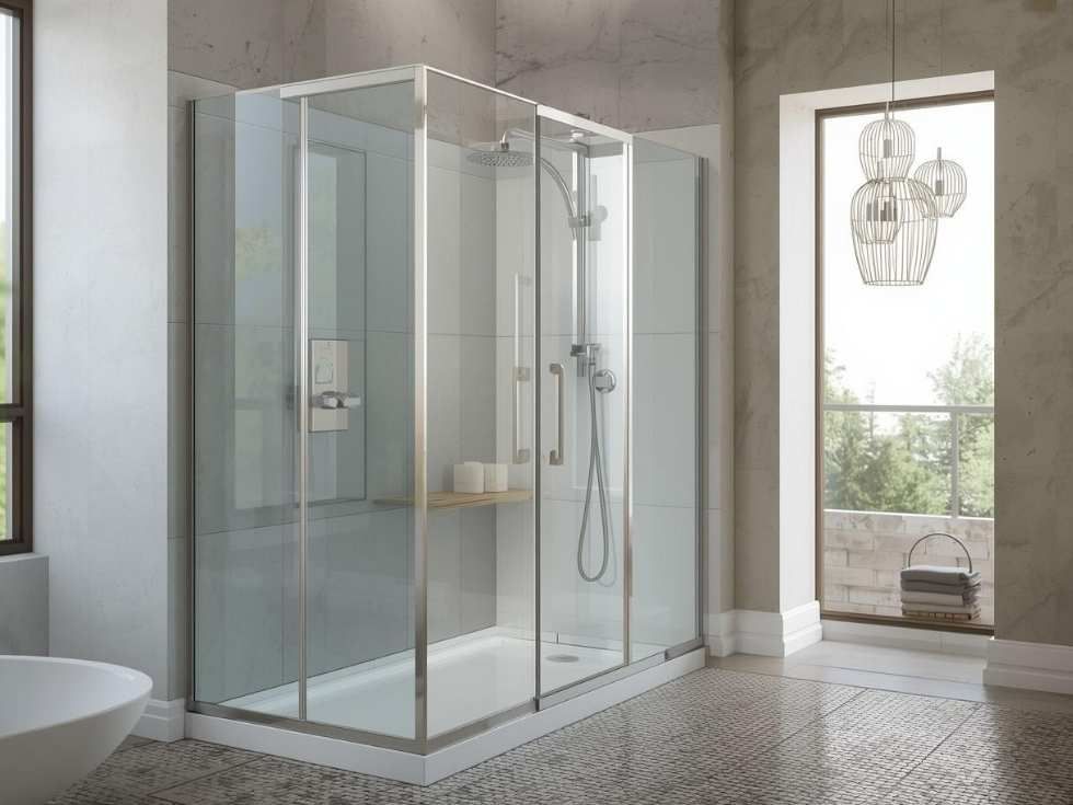 Contemporary bathroom shower enclosures - Beautiful Homes