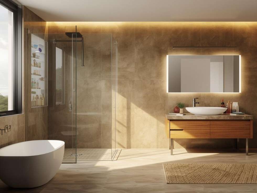 Contemporary bathroom shower enclosures - Beautiful Homes