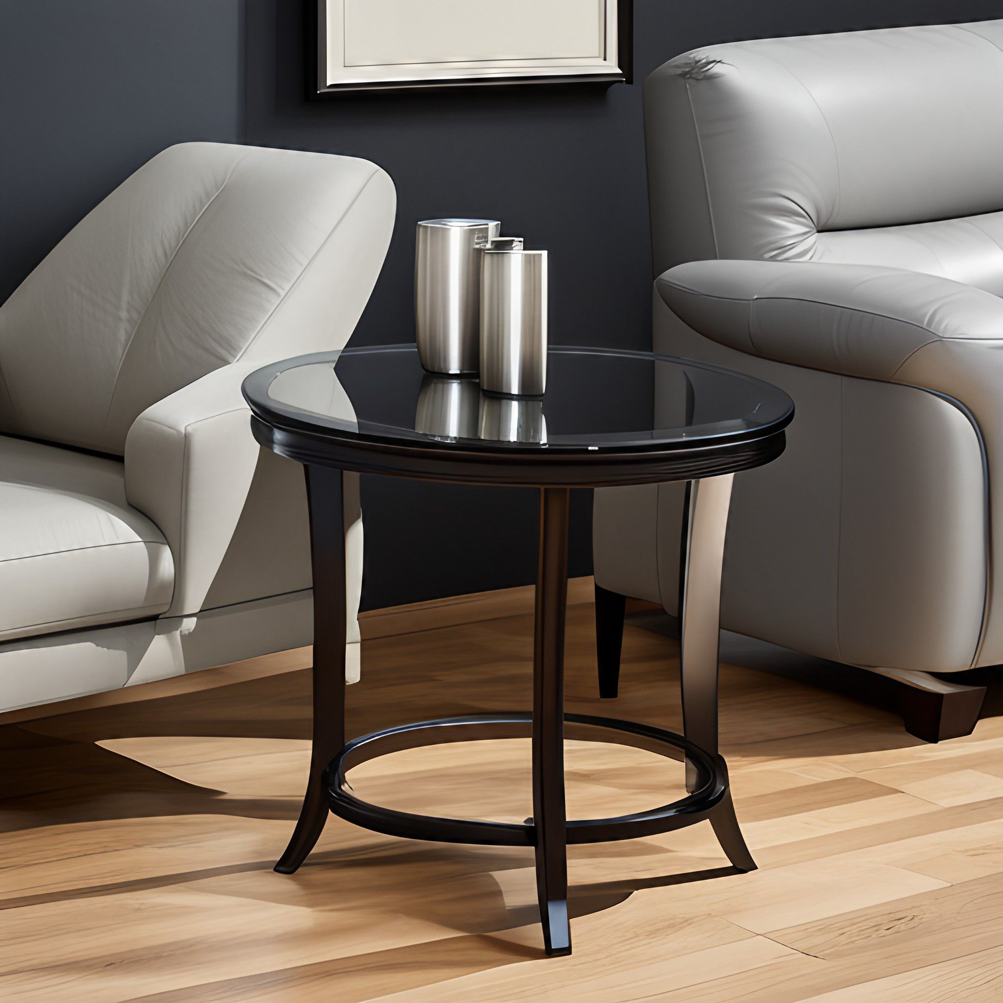 Round glass table design - Beautiful Homes
