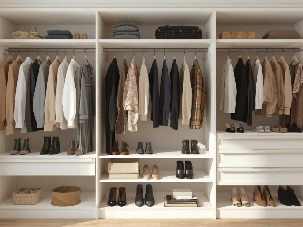 Contemporary capsule wardrobe ideas for bedroom - Beautiful Homes