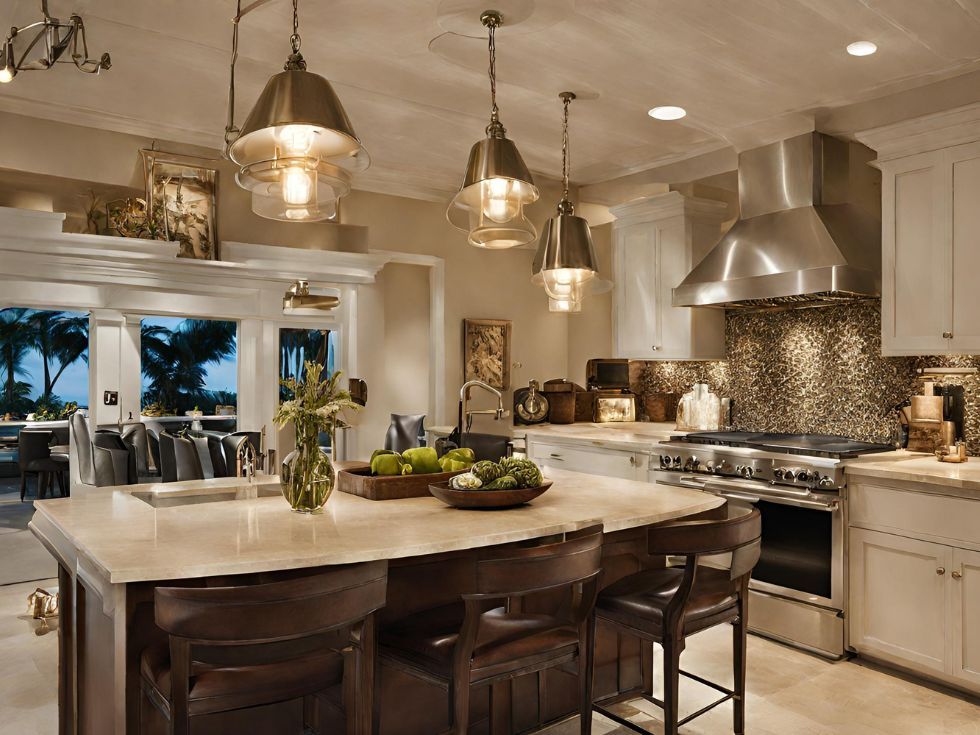 Island lighting - Beautiful Homes