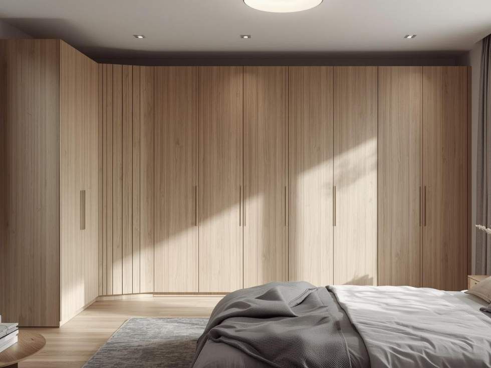 Contemporary corner wardrobes design - Beautiful Homes