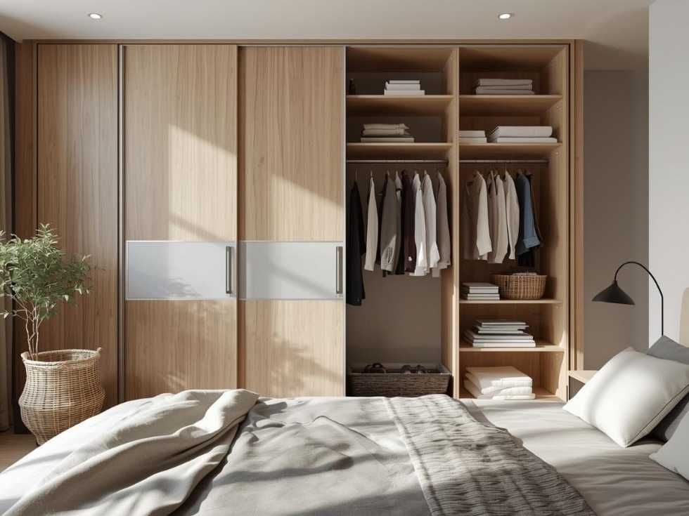 Contemporary corner wardrobes design - Beautiful Homes