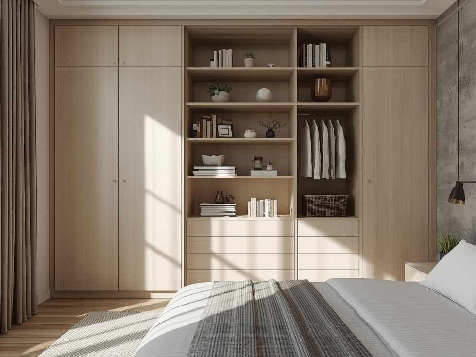 Contemporary corner wardrobes design - Beautiful Homes