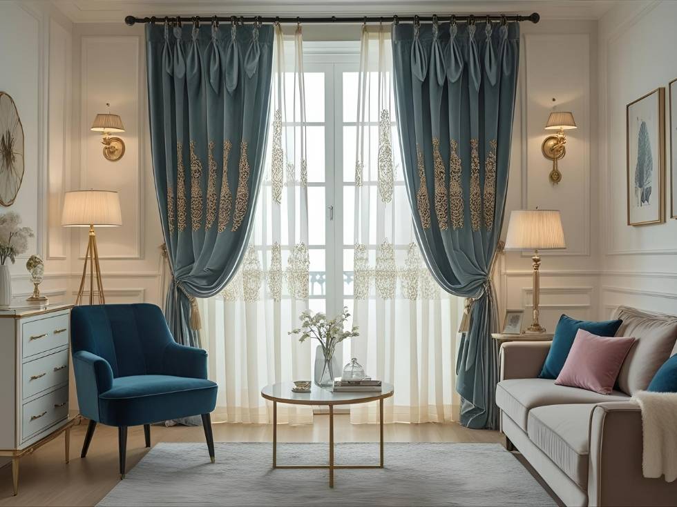 Luxurious standard curtain sizes - Beautiful Homes
