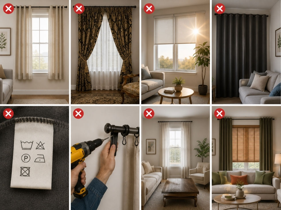 Contemporary drapes for living room - Beautiful Homes