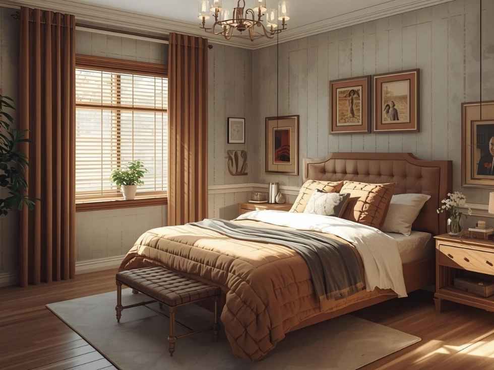 Contemporary window curtains for bedroom - Beautiful Homes