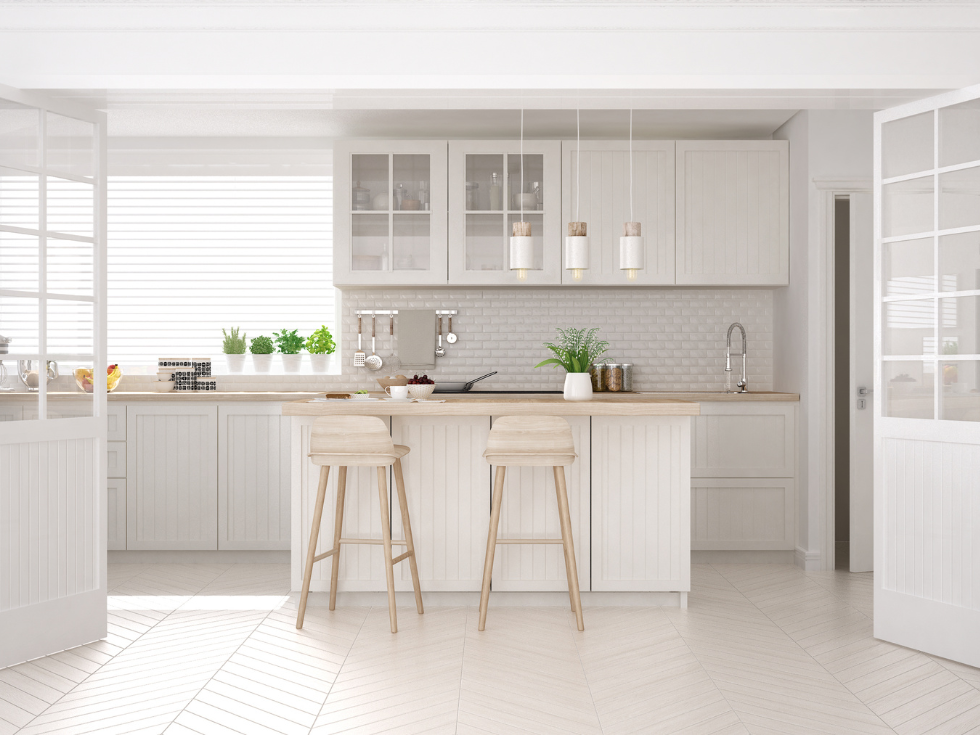 Clean and Clutter Free Kitchen Look- Beautiful Homes