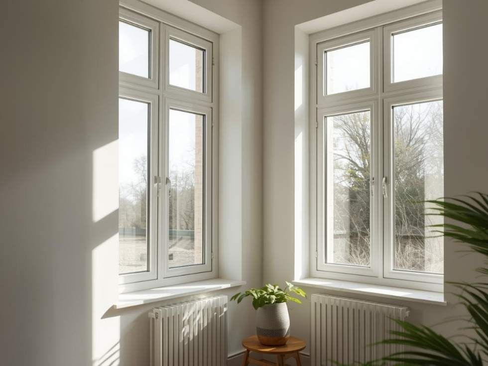 Contemporary wooden windows vs upvc windows for homes - Beautiful Homes