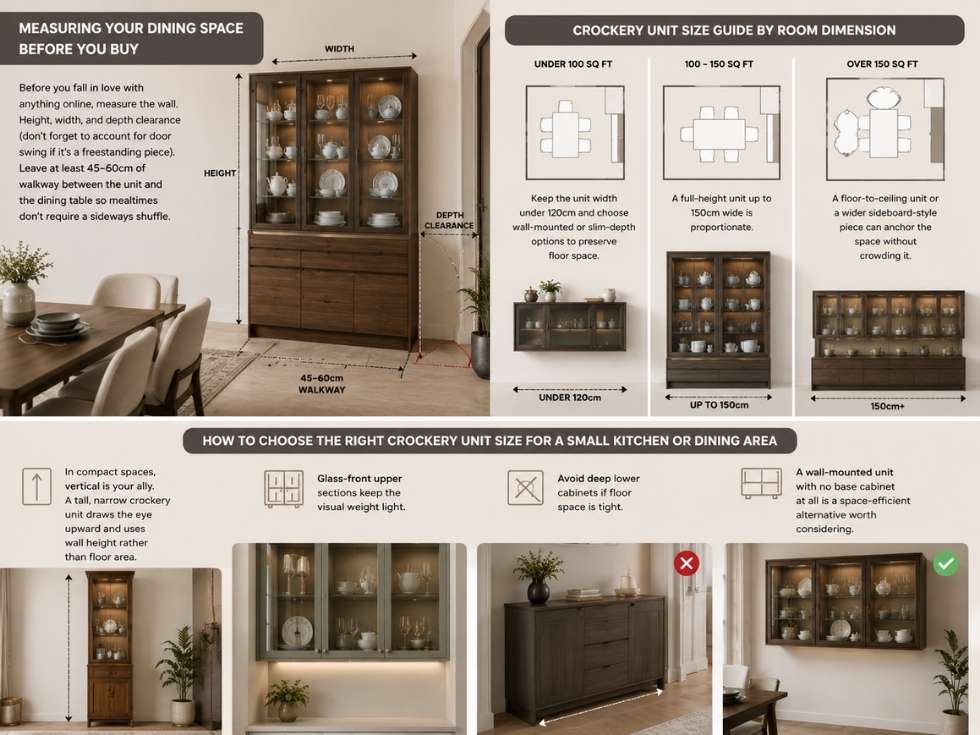 Contemporary crockery cabinet design - Beautiful Homes