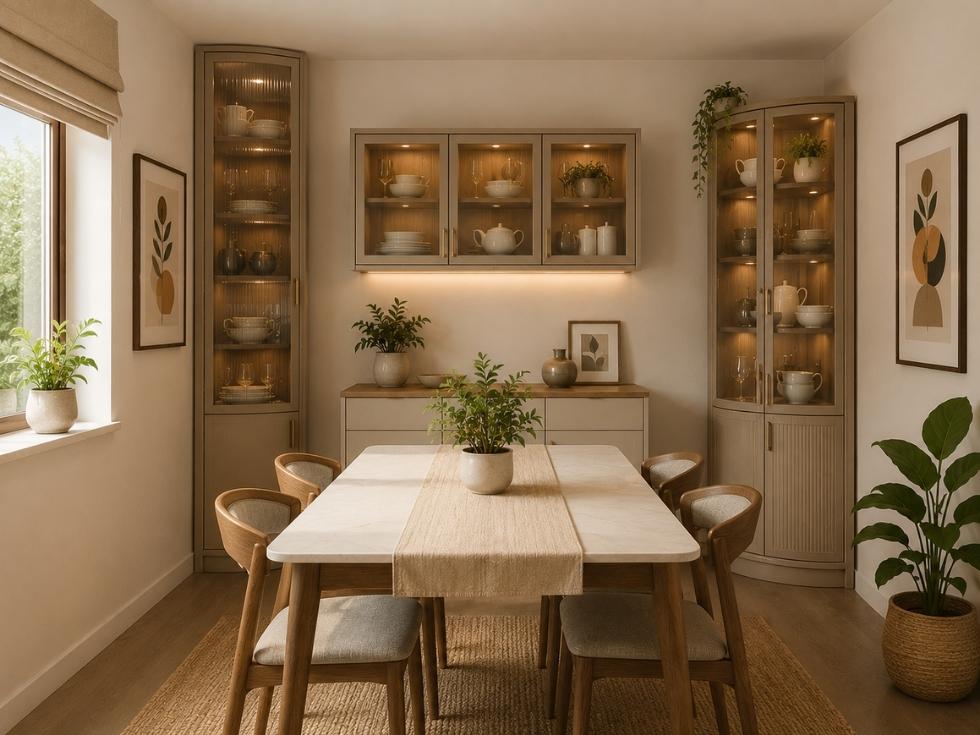 Contemporary crockery unit design styles - Beautiful Homes