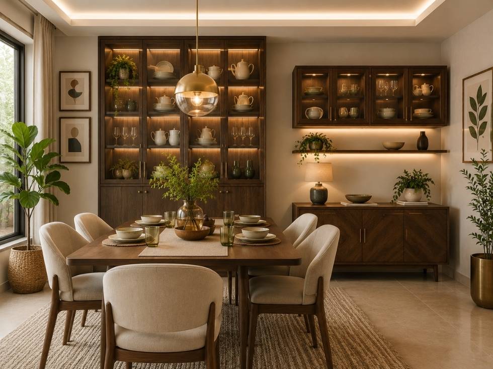 Contemporary crockery unit designs - Beautiful Homes