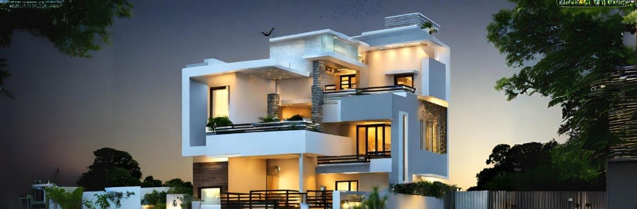 Duplex House Elevation Designs - Beautiful Homes