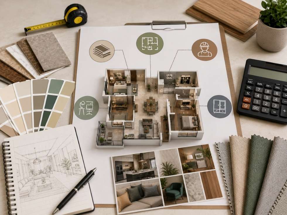 Home interior design cost estimate calculation - Beautiful Homes