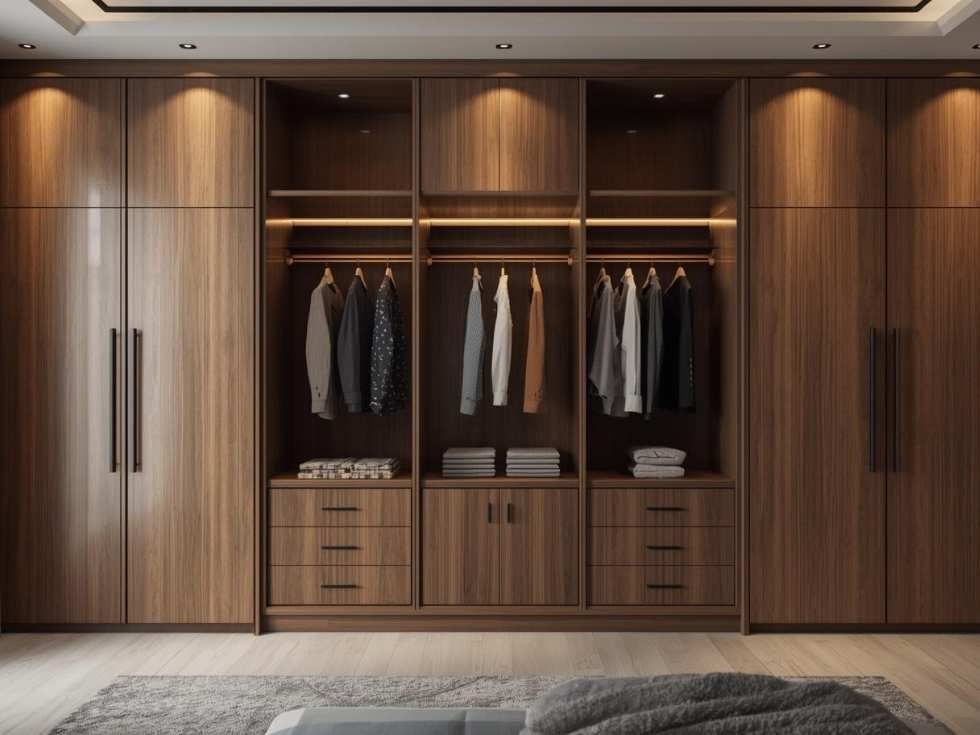 Contemporary bedroom wardrobe - Beautiful Homes