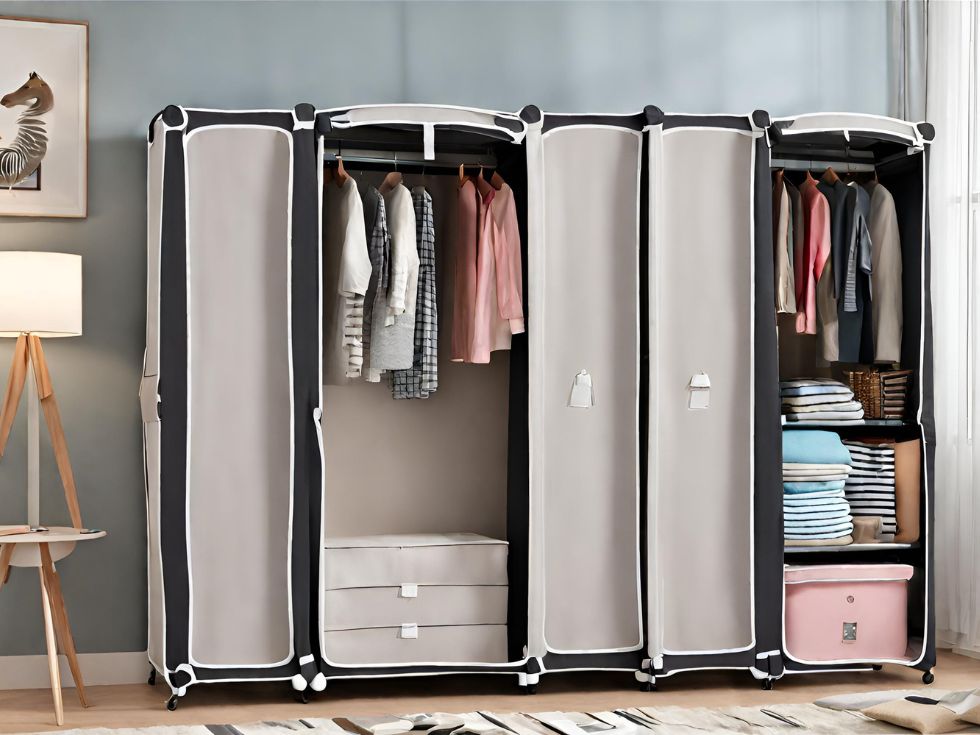 Plastic Foldable Wardrobe - Beautiful Homes