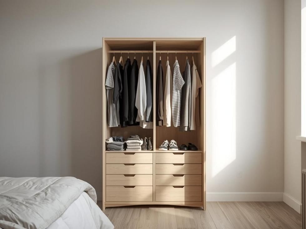 Contemporary small foldable wardrobe for clothes - Beautiful Homes