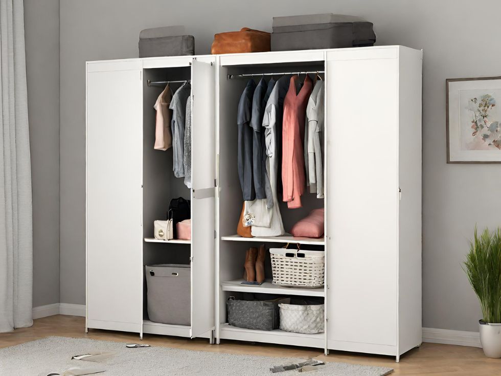 Wooden Foldable Wardrobe - Beautiful Homes