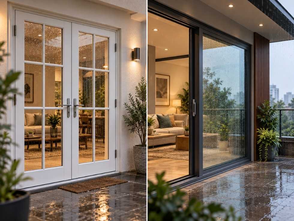 Contemporary upvc french doors - Beautiful Homes