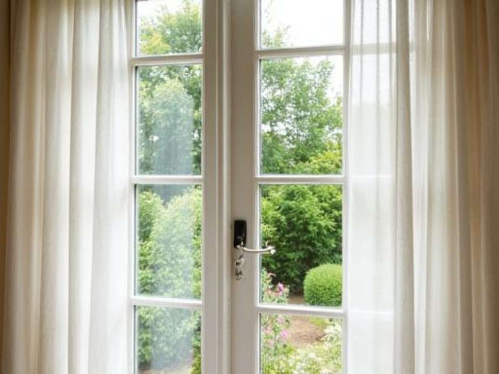 Contemporary uPVC French window design - Beautiful Homes