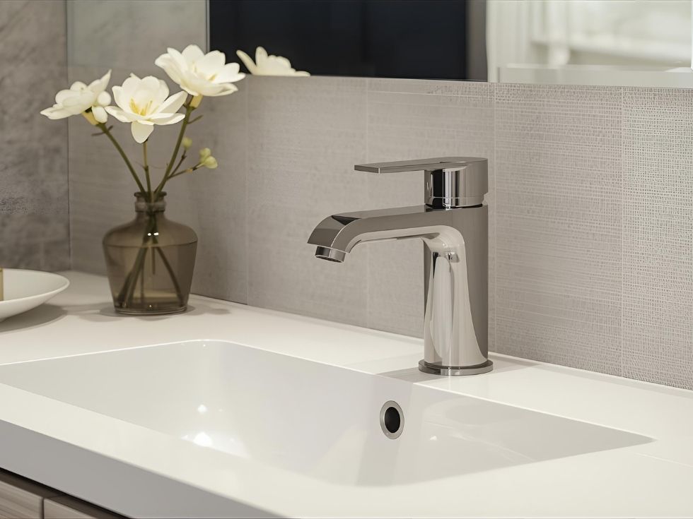 Stainless steel bathroom faucets for contemporary homes - Beautiful Homes