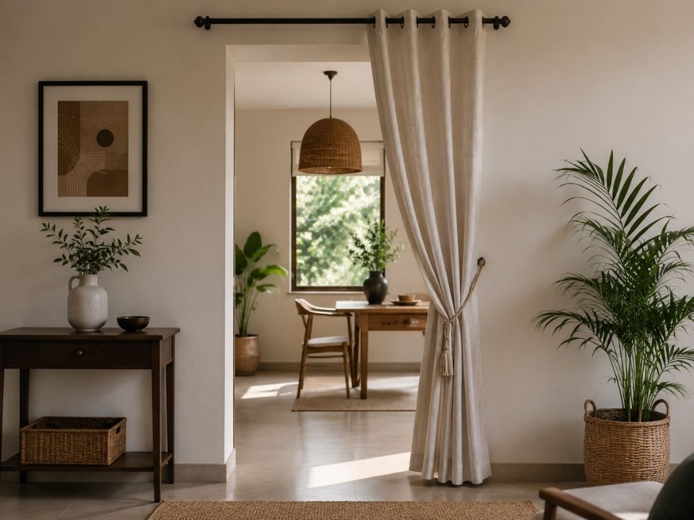Contemporary door curtains design ideas - Beautiful Homes