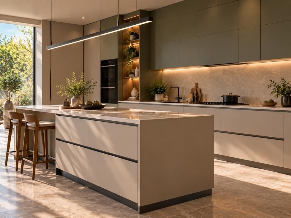Contemporary modern kitchen handles - Beautiful Homes