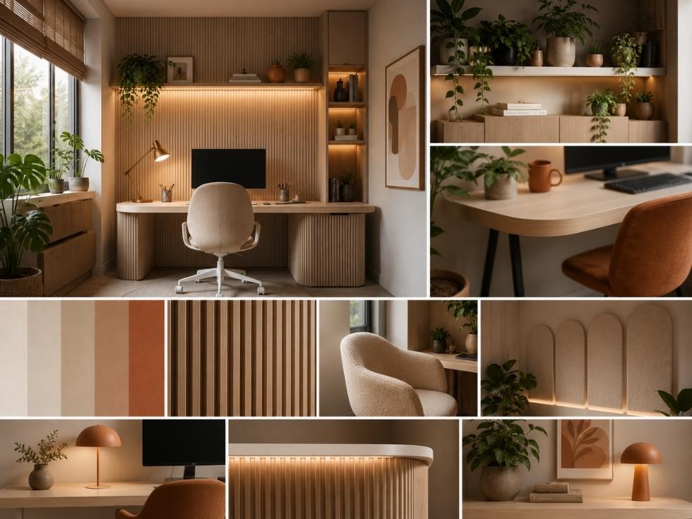 Contemporary latest small home office designs - Beautiful Homes