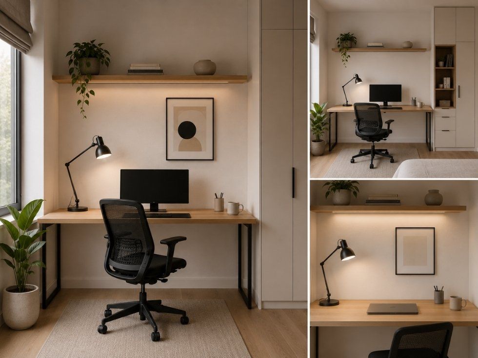 Contemporary small home office - Beautiful Homes